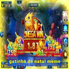 gatinho de natal meme